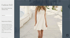 Desktop Screenshot of fashiondoll.pl